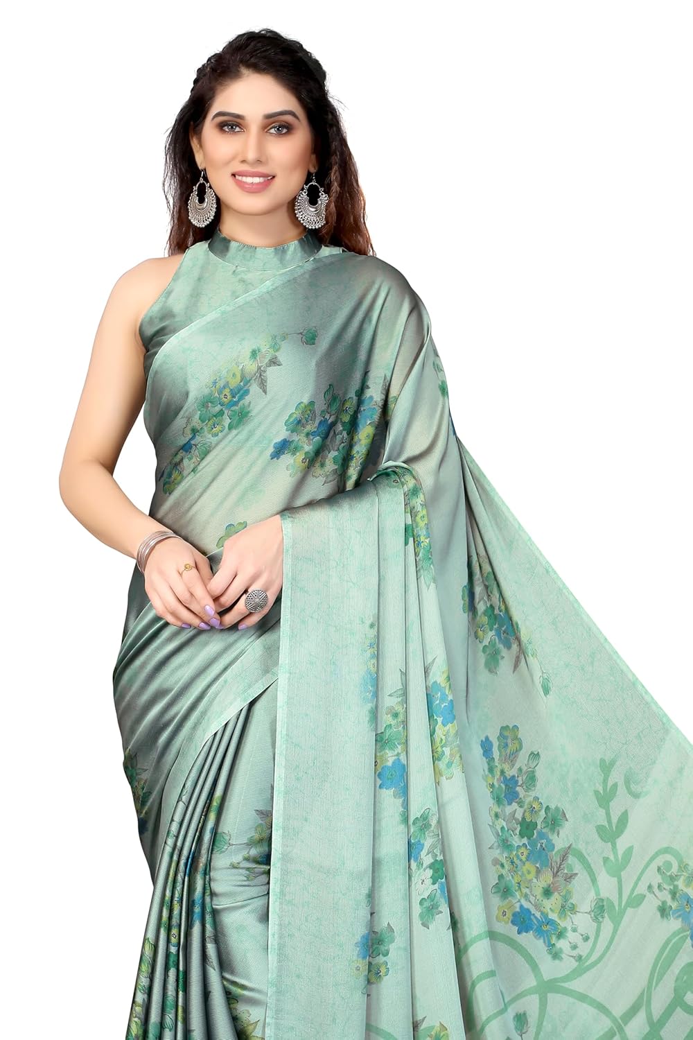 Women's Stylish Saree with Blouse Piece