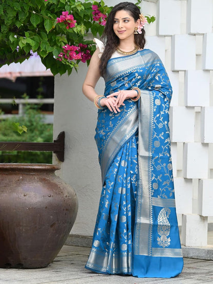 Women's Banarasi Saree Pure Kanjivaram Silk Saree