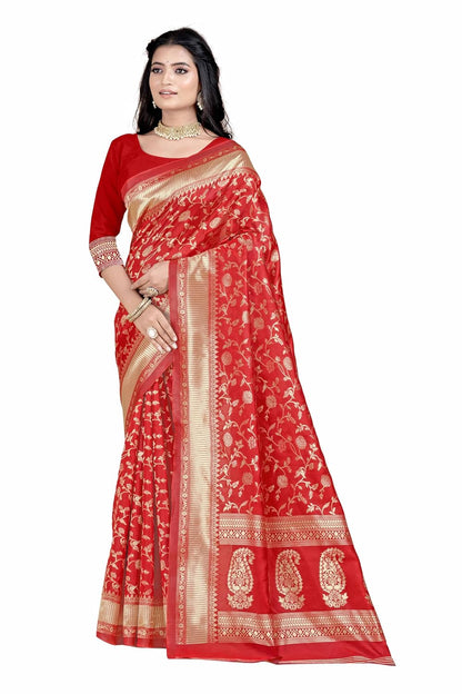 Women's Banarasi Saree Pure Kanjivaram Silk Saree