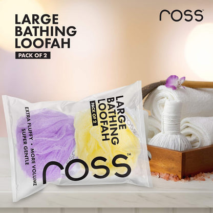 ross Large Bath Loofah Sponge Scrubber Exfoliator