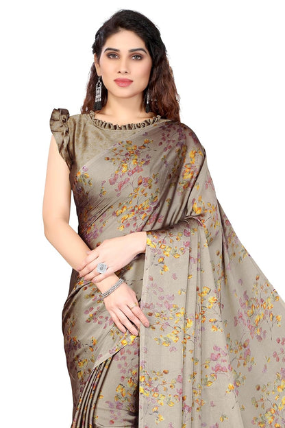 Women's Stylish Saree with Blouse Piece