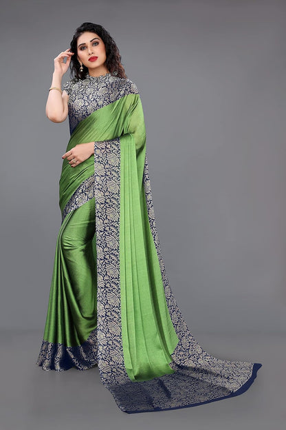 Women's Design  Printed Saree with Blouse Piece