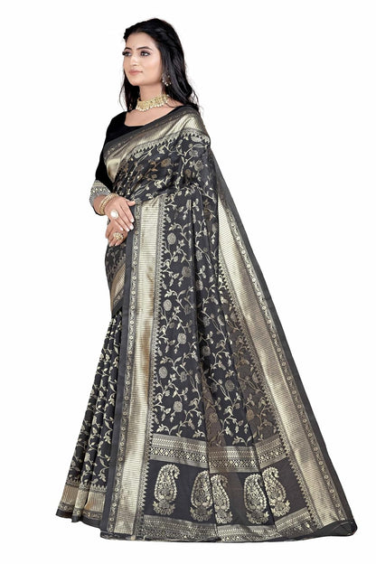 Women's Banarasi Saree Pure Kanjivaram Silk Saree