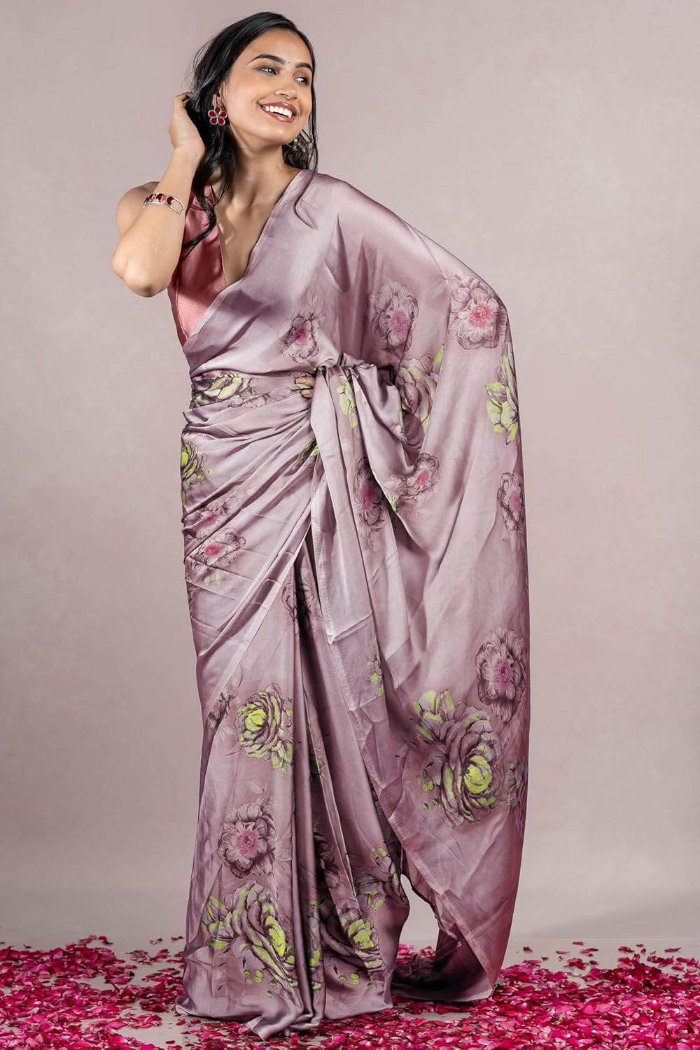 Women's Stylish Saree with Blouse Piece