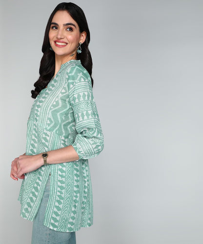 itshe Summer wear Print Cotton Short Kurti for Women