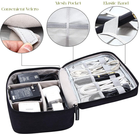 Cable Organizer Case Bag – Electronics Accessories