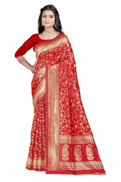 Women's Banarasi Saree Pure Kanjivaram Silk Saree