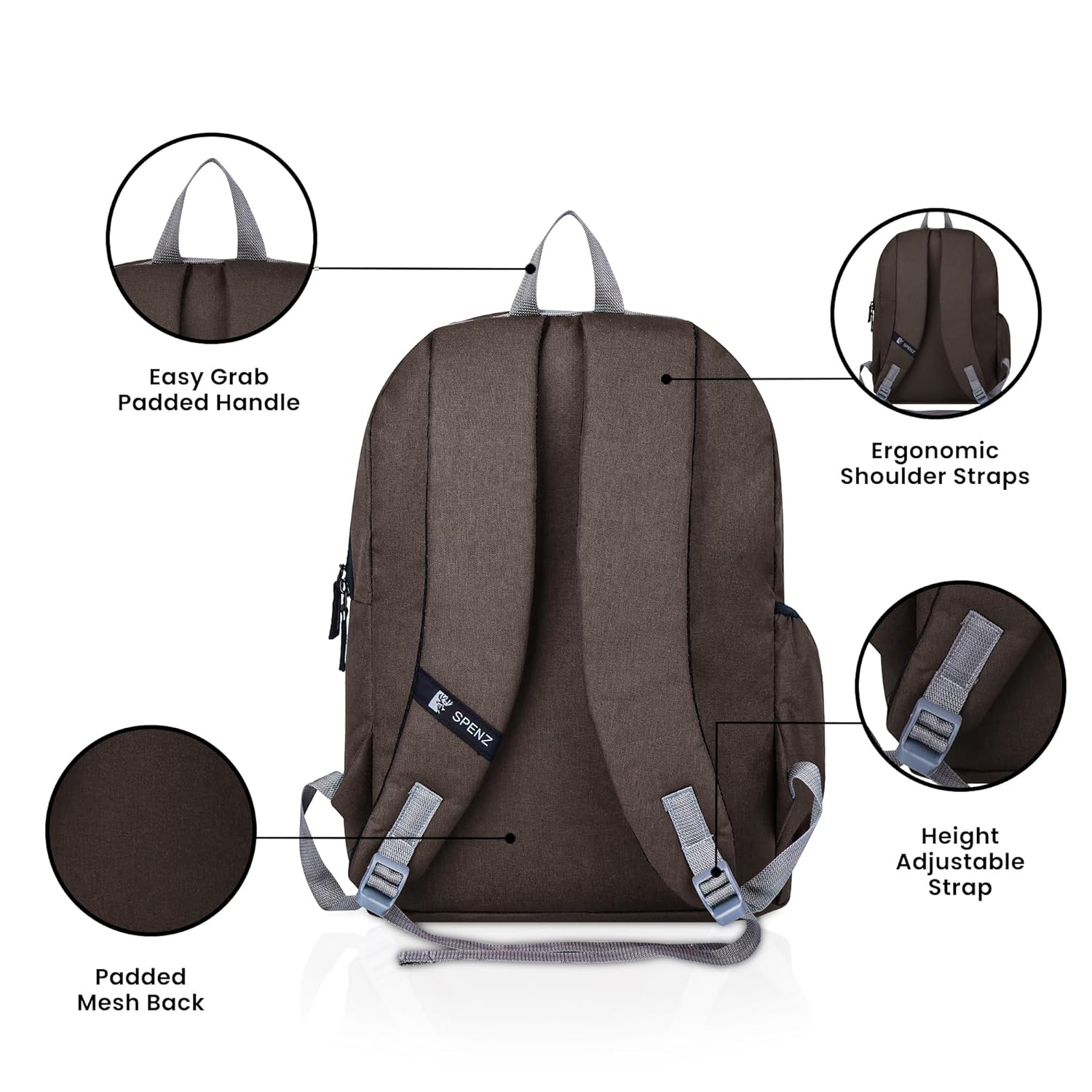 SPENZ BAGS Saffron Mini Laptop Bag School - alphahostel.in