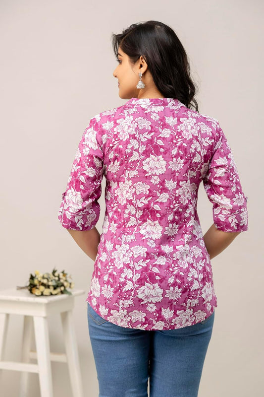 Women's Rayon Indian Culture Tunics Tops