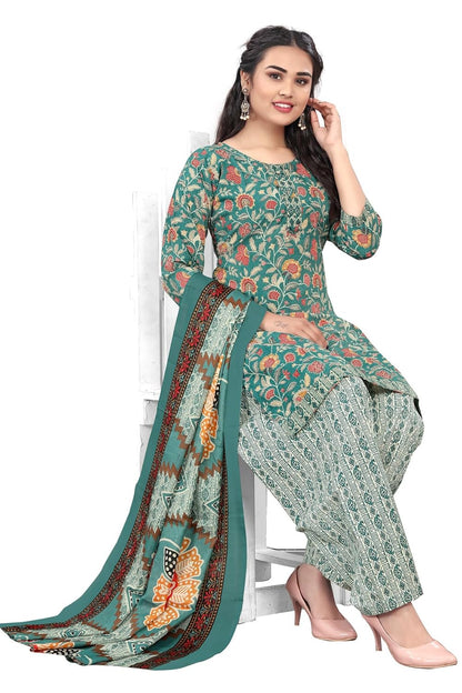 Rajnandini Women Brown Cotton Printed Ready To Wear