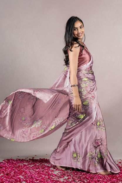 Women's Stylish Saree with Blouse Piece
