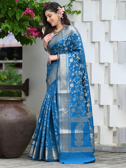 Women's Banarasi Saree Pure Kanjivaram Silk Saree