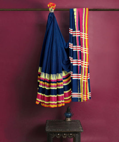 Handloom Saree With Unstitched Running Blouse Piece