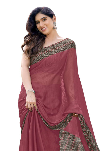 Printed Women's Saree with Blouse Piece