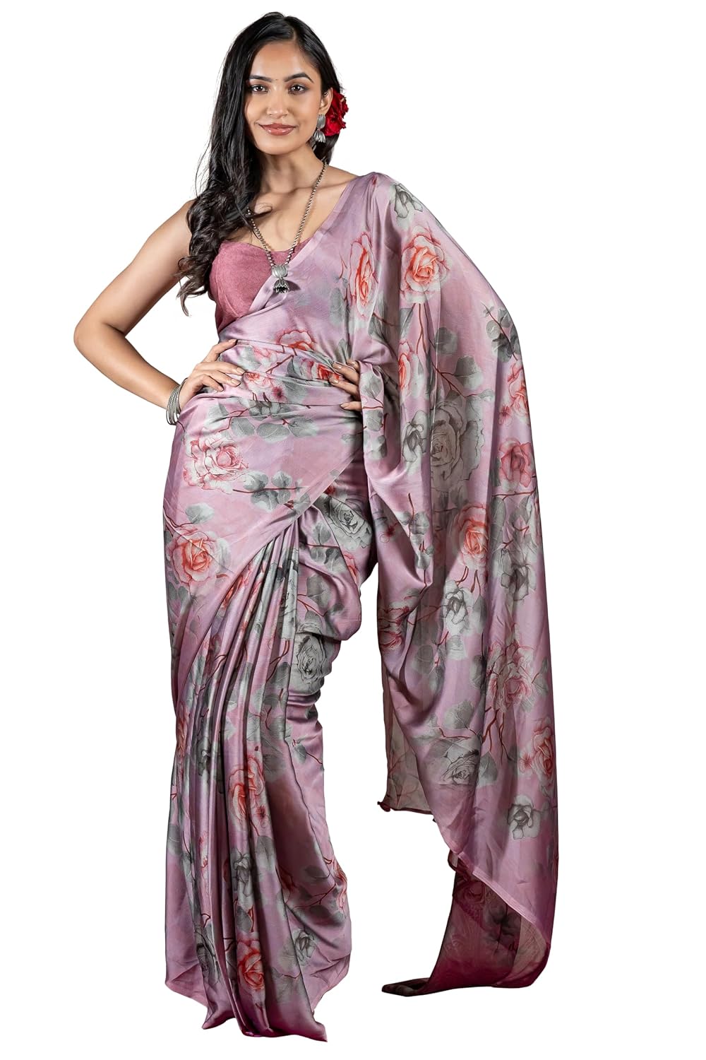 Women's Stylish Saree with Blouse Piece