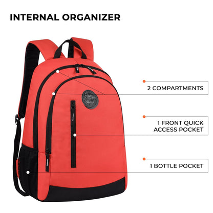 Gear Navy Blue and Green Casual Backpack