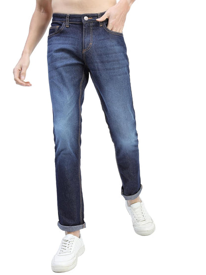 KETCH Men's Slim Fit Mid Rise Jeans (Stretchable)