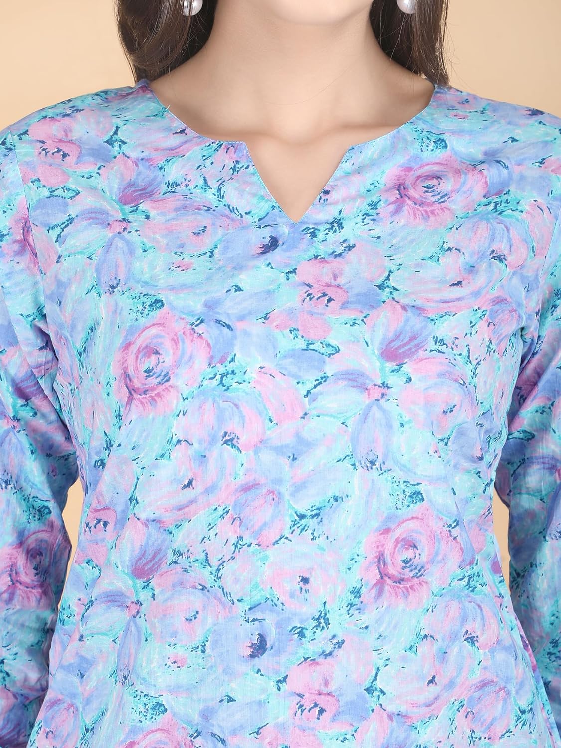 PIDAVLIYA'S Indian Women's Tunics Tops Cotton