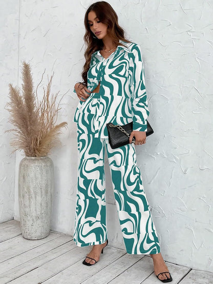 GRECIILOOKS Stylish Co-ord Set for Women – Trendy Summer Travel Outfit | Lightweight 2 Piece for Holiday Look & Puja | Hangouts | Picnic | Vacation Wear | Ethnic | Full Sleeve Women Dress