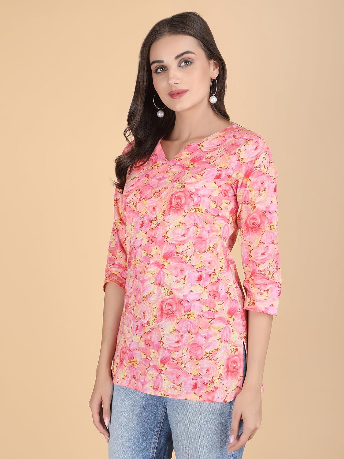 PIDAVLIYA'S Indian Women's Tunics Tops Cotton