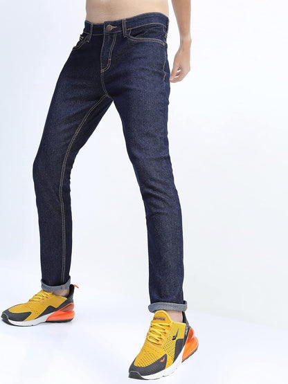 KETCH Men's Slim Fit Mid Rise Jeans (Stretchable)