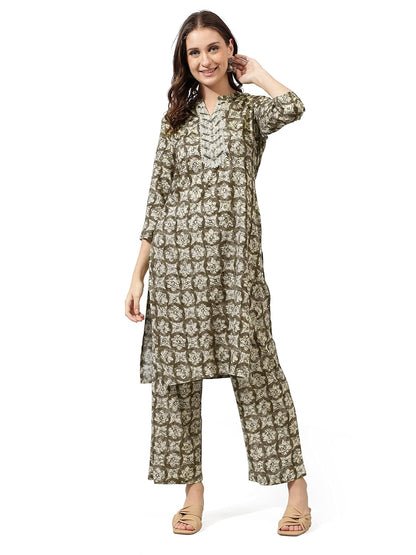 MIRCHI FASHION Women's Cotton Straight Fit Printed
