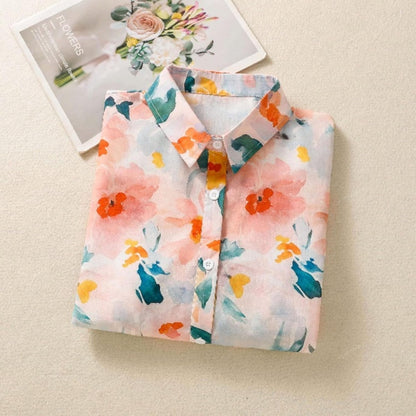 Gufrina Women Mustard Multicolor Floral Print Button