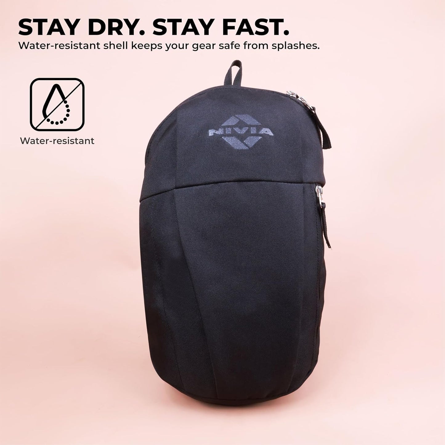 Nivia Polyester Pulse 2.0 Backpack For unisex