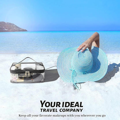 Storite 2-Set Multipurpose Transparent Travel Pouch