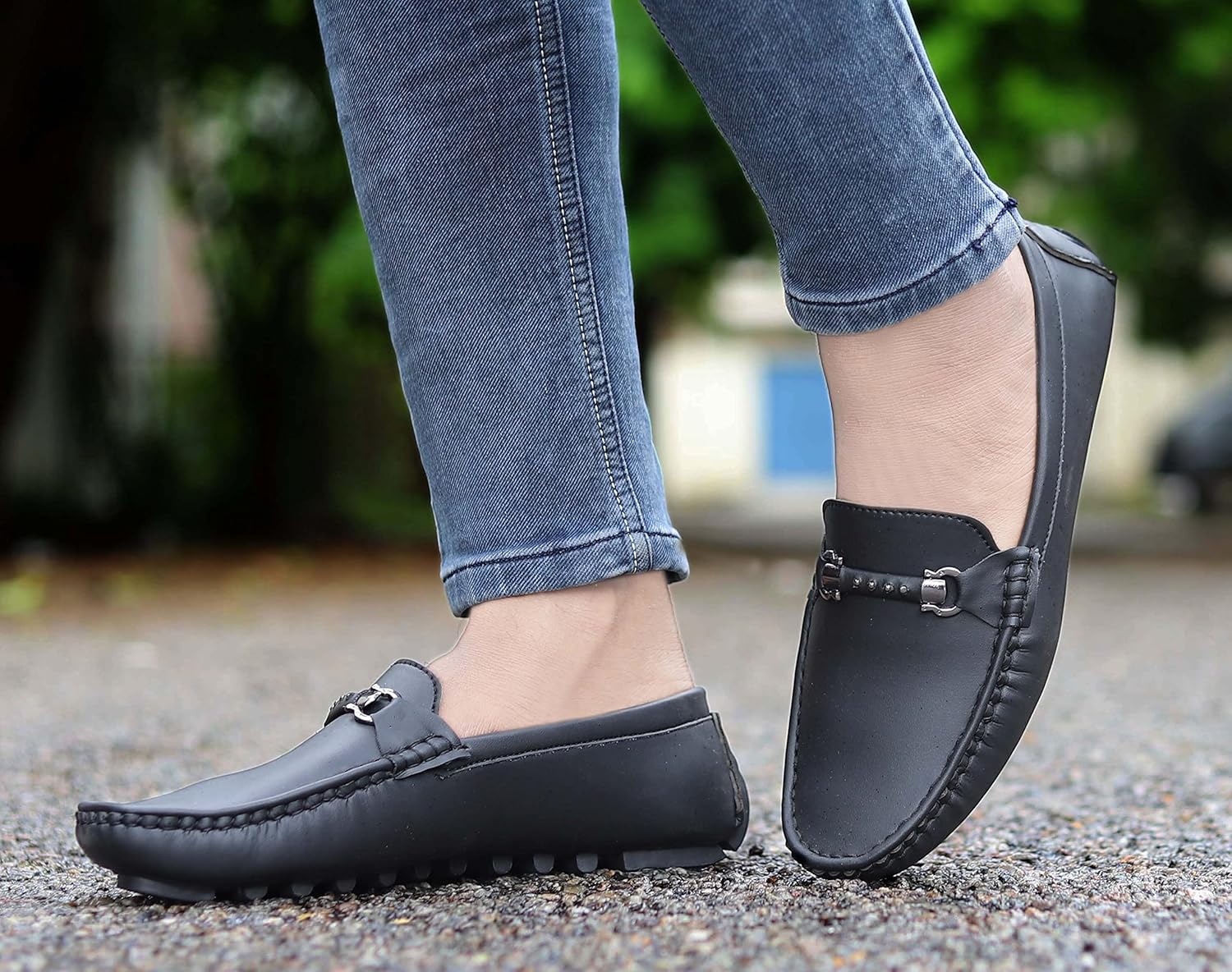 AADI Men's Synthetic Leather Outdoor Loafer Shoes - alphahostel.in