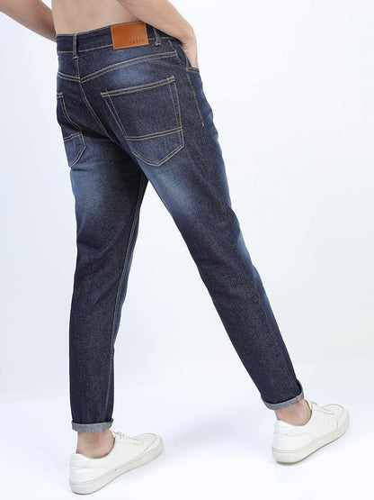 KETCH Men's Tapered Fit Mid Rise Jeans