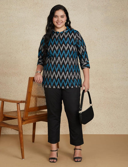 Myx Women's Cotton Regular Fit Casual Kurti