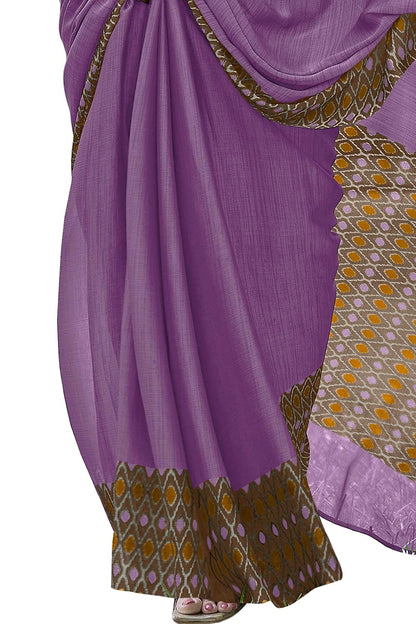 Printed Women's Saree with Blouse Piece