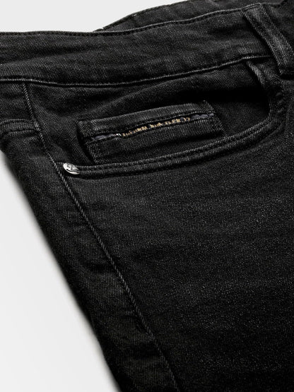 The Indian Garage Co Men Mid Rise Slim Fit Solid