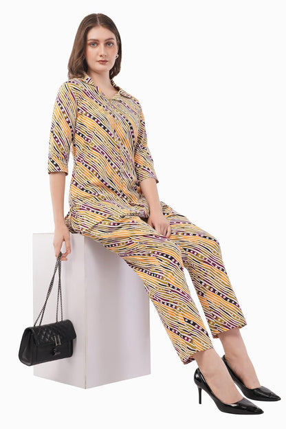 Home Bliss Women's Co-ord Set Pure Cotton