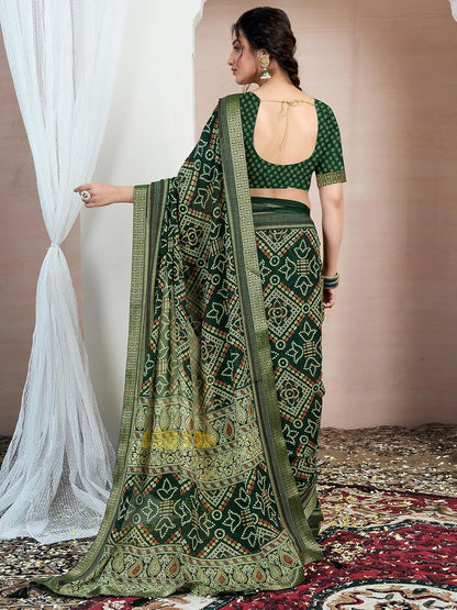 Women's Chiffon Printed Saree