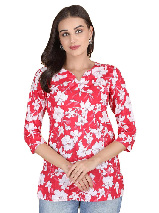 PIDAVLIYA'S Indian Women's Tunics Tops Cotton