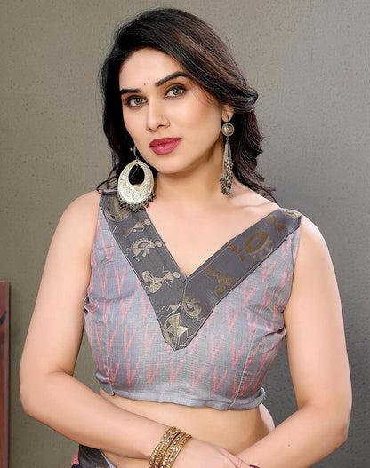 Yashika Women's Printed Kalamkari Art Silk Saree