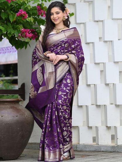 Women's Banarasi Saree Pure Kanjivaram Silk Saree