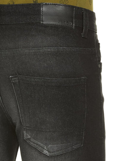 KETCH Men's Skinny Fit Mid Rise Jeans