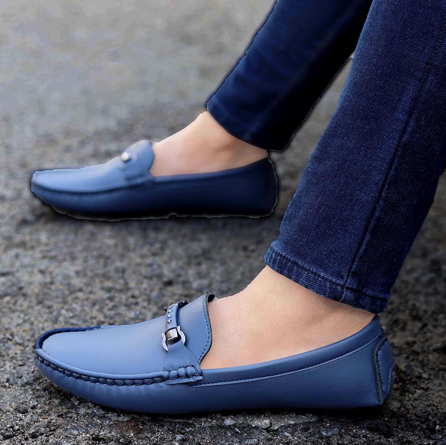 AADI Men's Synthetic Leather Outdoor Loafer Shoes - alphahostel.in