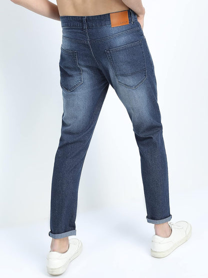 KETCH Men's Tapered Fit Mid Rise Jeans