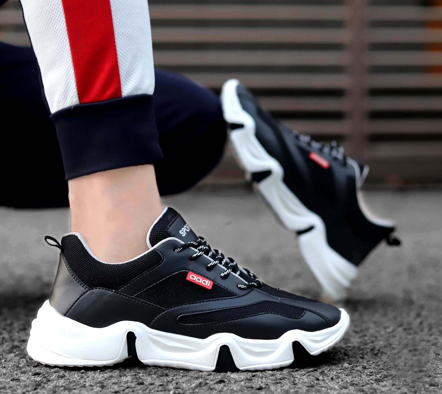 AADI Men's Synthetic Leather Outdoor Casual Shoes - alphahostel.in