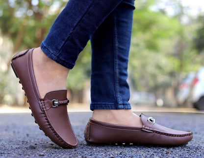AADI Men's Synthetic Leather Outdoor Loafer Shoes - alphahostel.in