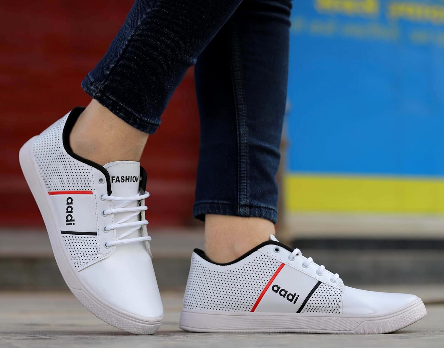 AADI Men's Synthetic Leather Outdoor Casual Shoes - alphahostel.in
