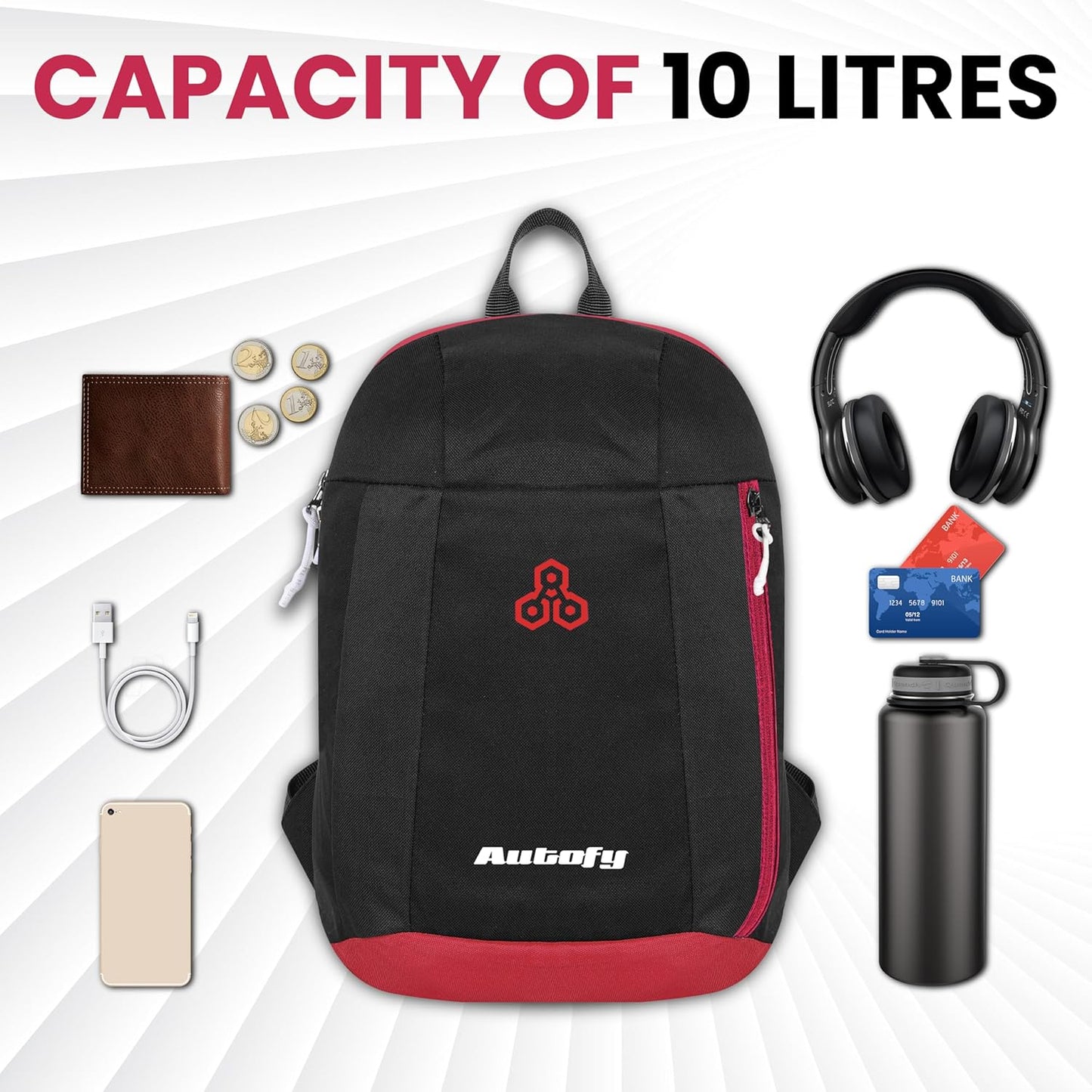 Autofy VAAYUU 10 Liters Hiking Camping Casual - alphahostel.in