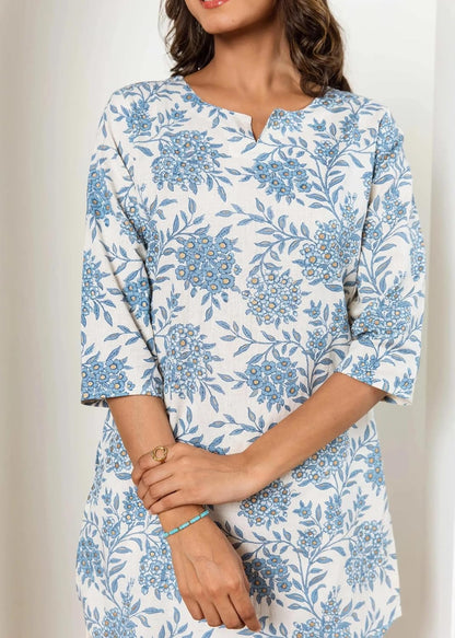 SHIENZY Stylish Printed Cotton Blend Co Ord Set