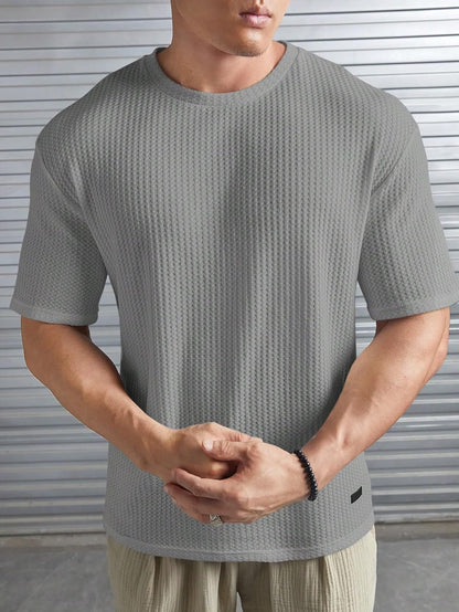 O3e Mens Solid Dotted Unique Design Oversized
