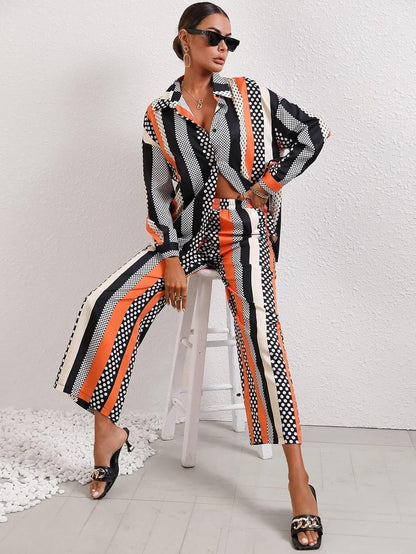 GRECIILOOKS Stylish Co-ord Set for Women – Trendy Summer Travel Outfit | Lightweight 2 Piece for Holiday Look & Puja | Hangouts | Picnic | Vacation Wear | Ethnic | Full Sleeve Women Dress
