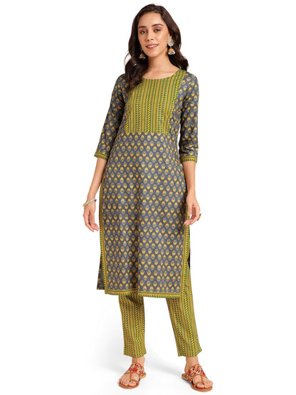 MIRCHI FASHION Women's Cotton Straight Fit Printed
